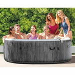 Intex PureSpa Greywood DELUXE 216 cm Spa Gonflable Jardin Extérieur Cour