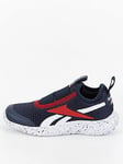 Reebok Boys Running Rush Runner Slip-On Trainers - Navy, Navy, Size 11 Younger