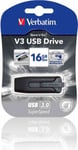 16GB USB-Minne mini USB 3.0  Store'N'Go V3 Verbatim