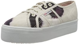 Superga Femme 2790-fantasy COTW Chaussures de Gymnastique, Beige (Beige Lt Sand/Cow A0u), 39 EU