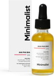 Minimalist 32% AHA PHA BHA Peeling Solution for Glowing Skin, Smooth Texture & P