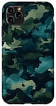 iPhone 11 Pro Max Camouflage Green Brown Pattern Graphic Case