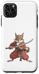 Coque pour iPhone 11 Pro Max Anime Samurai Squirrel Warrior Kids