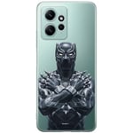 ERT GROUP Coque de téléphone Portable pour Xiaomi REDMI Note 12 4G Original et sous Licence Officielle Marvel Motif Black Panther 012 adapté à la Forme du téléphone Portable, partiel imprimé