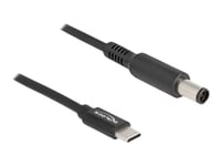 Delock - Strømkabel - 24 Pin Usb-C (Hann) Til 7,4 X 5 Mm Dc-Jakk (Hann) - 20 V - 3 A - 1.5 M - Svart