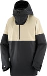 Salomon Women's Bashley Anorak White Pepper/Deep Black, White Pepper / Deep Black, L