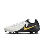 Nike Men's Phantom Gx 2 Pro Football Shoe, White/Black/MTLC Gold Coin, 12 UK