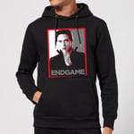 Avengers Endgame Black Widow Poster Hoodie - Black - XL