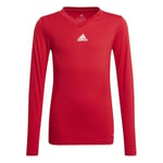 adidas Baselayer Team Base L/Ä - Röd Barn, storlek 164 cm