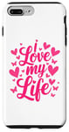 iPhone 7 Plus/8 Plus I Love My Life. Passion Heart Butterfly Lovely Design Case