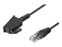 Goobay - Telefonkabel - Tae-F (Hann) Til Rj-45 (Hann) - 3 M - Svart