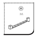 1 X ZZ-PAIRE DE SUPPORTS M 1+1 POUR ARMOIRE EN ROTIN T/P