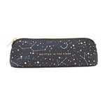 Alice Scott Trousse à Crayons avec Inscription « Written in The Stars », Noir, 23 cm, Trousse à Crayons