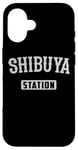 Coque pour iPhone 16 Shibuya Gare de Tokyo Souvenir du Japon