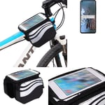 For HTC Desire 20 Pro bike frame bag bicycle mount smartphone holder top tube cr