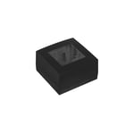 Audac WB45S/B, Veggboks single Sort Surface Mount Box single - 45 x 45 mm