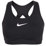 Nike Dri-Fit Swoosh Women's XS High Support Sports Bra Black DD0428-010-New