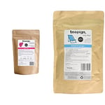 teapigs Super Fruit Loose Tea Made With Whole Fruit (1 Pack of 200g) 1216 & Lemon & Ginger Herbal Loose Tea Made With Whole Leaves (1 Pack of 200g Loose Tea)