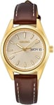 Seiko WoMens Brown Watch SUR456P1 Leather (archived) - One Size