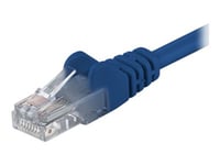 Wentronic Goobay - Nettverkskabel - Rj-45 (Hann) Til Rj-45 (Hann) - 25 Cm - Utp - Cat 5E - Formstøpt, Uten Hindringer - Blå