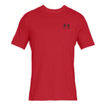 Under Armour Sportstyle Left Chest T-shirt Hommes - Rouge , Noir