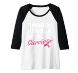 Womens Abuela Of A Survivor My Granddaughter Breast Cancer Survivor Raglan Baseball Tee