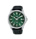 Lorus Watch Mens Automatic Seiko Green Black Strap 100m RU409AX9 RRP £154.99