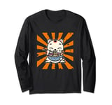 Cat Ramen Japanese Kawaii Anime Manga Retro Vintage Otaku Long Sleeve T-Shirt