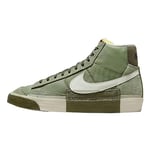 NIKE Homme Blazer Mid Pro Club Sneaker, Oil Green/Sea Glass-Medium Olive, 46 EU