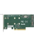 Supermicro 2x NVMe PCIe 3.0 x8 Low Profile