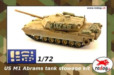 1:72 Stowage Kit for M1 Abrams Tank Military Scale Model.