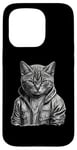 Coque pour iPhone 15 Pro American Shorthair Cat Thug Cat Gangster Cat Gangster Life