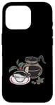 Coque pour iPhone 16 Pro Tasse à café et cafetière graphique