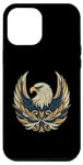 Coque pour iPhone 12 Pro Max Emblème de l'aigle majestueux – Symbole de liberté et de force