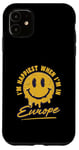 Coque pour iPhone 11 Europe Amant Espagne Italie Allemagne Voyage Vacances Européen