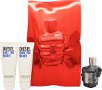 Diesel Only The Brave Gift Set 75ml EDT + 2 x 75ml Shower Gel