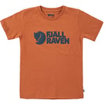 Fjallraven 80538-243 Kids Fjällräven Logo T-Shirt T-Shirt Unisex Kids Terracotta Brown Taille 122