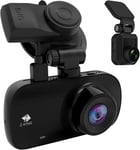 Dashcam Voiture GPS Intégré WiFi 2K+1080p Avant &Arrière Double Objectif,Caméra Embarquée 2.7"" Grand Angle 155°,Enregistrement en Boucle,Mode Stationnement,Support Stockage Externe 256Go