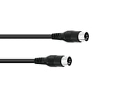 OMNITRONIC DIN cable 5pin MIDI 1.2m, Omnitronic DIN-kabel 5pin MIDI 1.2m