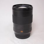 Leica Used APO Summicron SL 35mm f/2 ASPH Lens Black Anodised