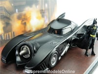 BATMOBILE BATMAN MODEL CAR 1989 MOVIE BLACK 1:43 SCALE MICHAEL KEATON IXO K8