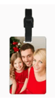 Personalised Own Photo Double Sided Luggage Tag Baggage Label Name Address Pram