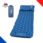 Matelas Camping Portable Matelas Gonflable Avec Oreiller & Pompe À Pied