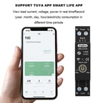 Disjoncteur intelligent TUYA ZigBee, t&eacute;l&eacute;commande, commutateur de commande vocale, application de t&eacute;l&eacute;phone portable sans fil pour la maison, connexion du disjoncteur Compatible avec Assistant et Amazon Alexa