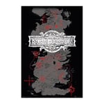 Grupo Erik Game of Thrones Map Poster - 36 x 24 inches / 91.5 x 61 cm - Shipped Rolled Up - Cool Posters - Art Poster - Posters & Prints - Wall Posters