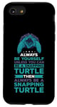 Coque pour iPhone SE (2020) / 7 / 8 Turtle Snapping What Can I Say Aligator Tortue cassante