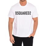 Dsquared2 Mens short sleeve T-shirt S74GD1184-S23009 - White - Size X-Large