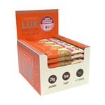 BW Premium LUX 20g High Protein Flapjack Bars 24 x 75g - Oat Based Low Sugar Snack - Bodybuilding Warehouse (White Choc Raspberry)