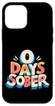 Coque pour iPhone 12 mini 0 Days Sober Humour sur les beuveries en soirée |-----