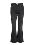 Pulz Jeans Pzliva Ultra High Waist Flared Utsvängda Svart [Color: BLACK DENIM ][Sex: Women ][Sizes: 25,26,29,30 ]